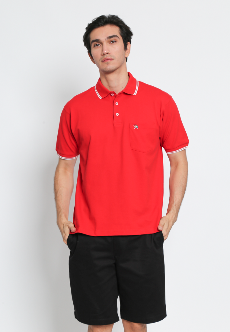 IAKAM Red Classic Adult Polo Shirt