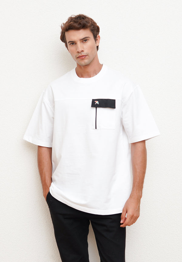 White Men's Short-Sleeve T-shirt
