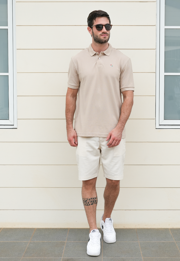 Cream Polo Shirt