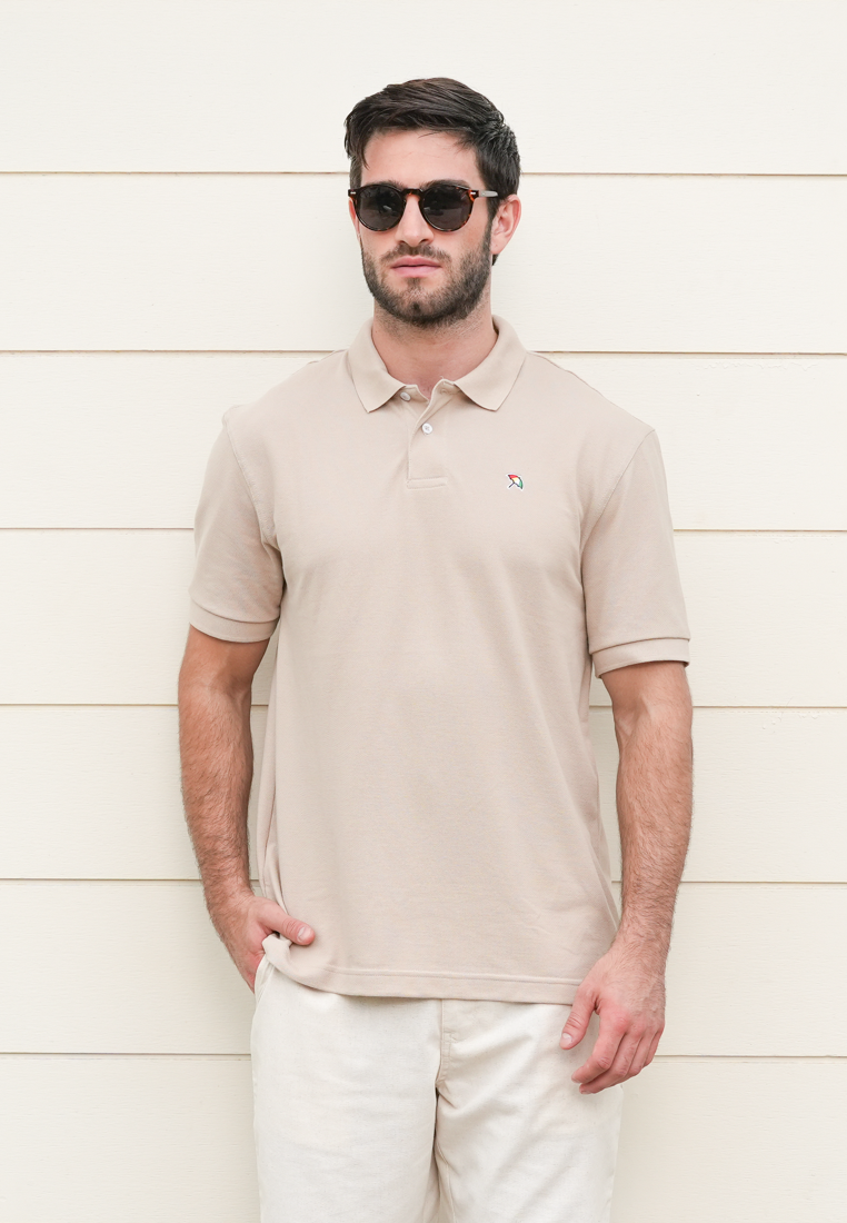 Cream Polo Shirt