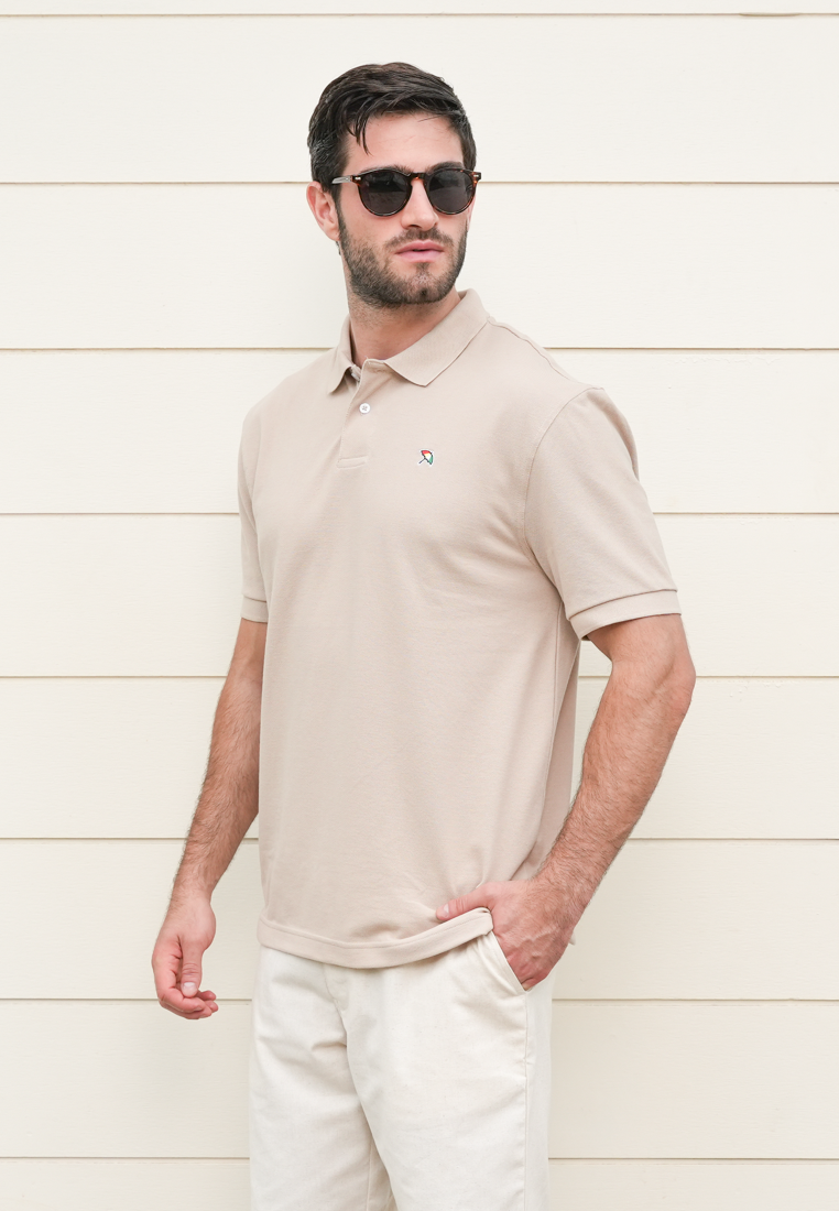 Cream Polo Shirt