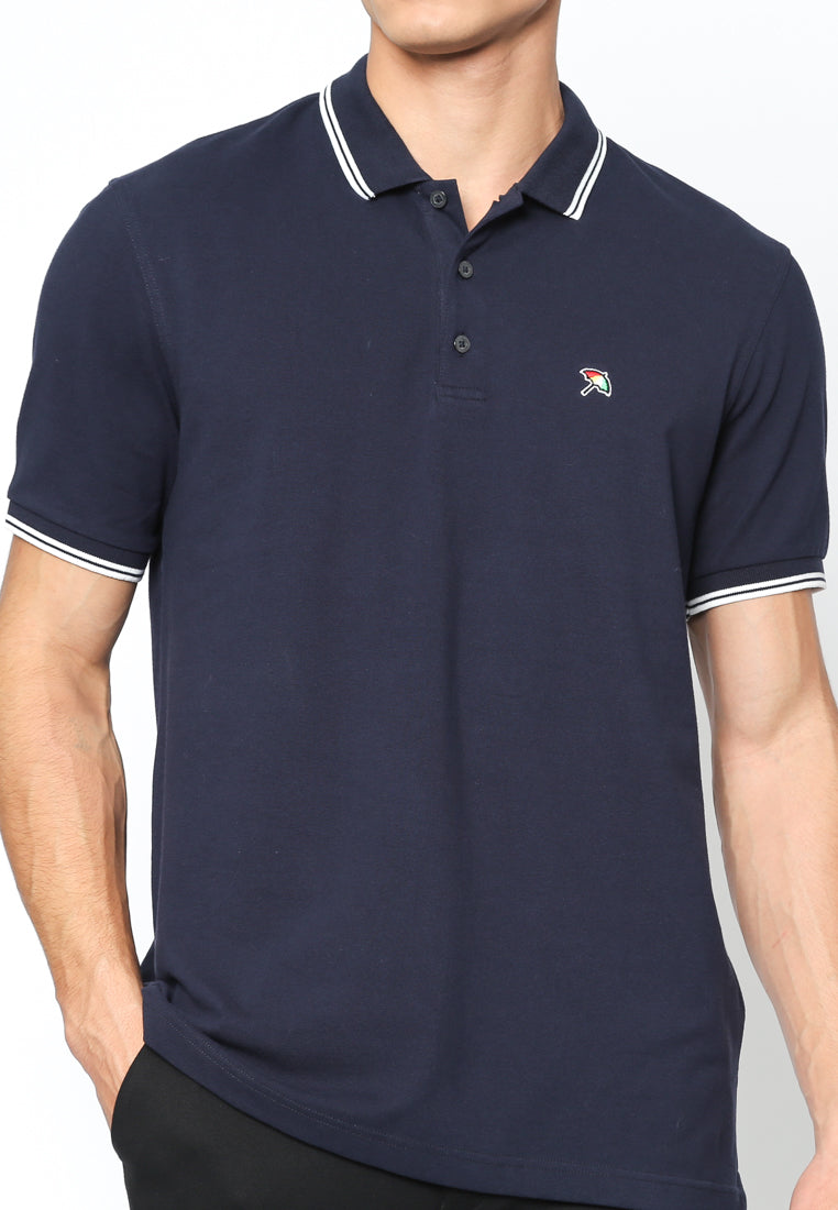 Navy Basic Polo Shirt