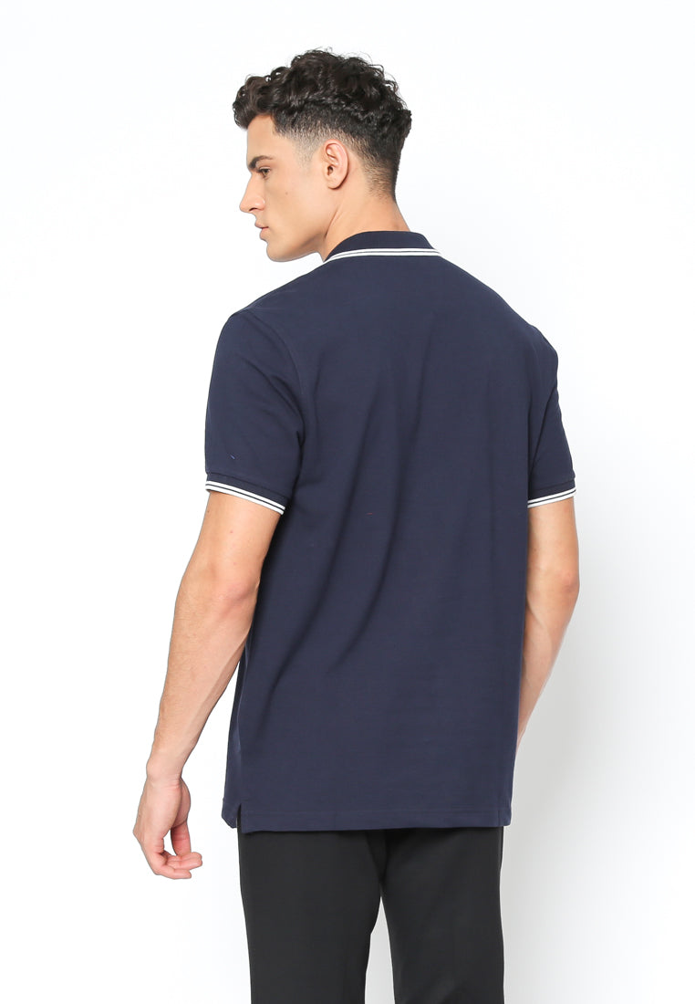 Navy Basic Polo Shirt