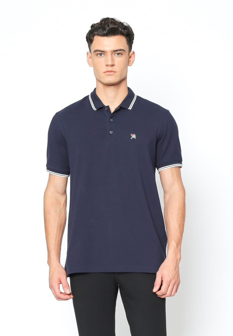 Navy Basic Polo Shirt