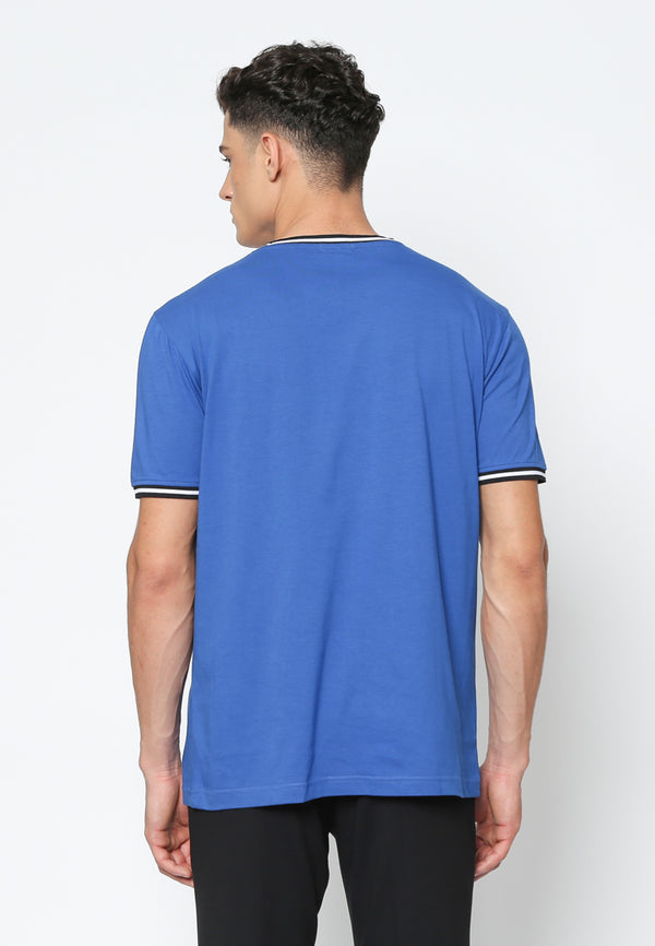 Blue Short Sleeve Men's T-shirt