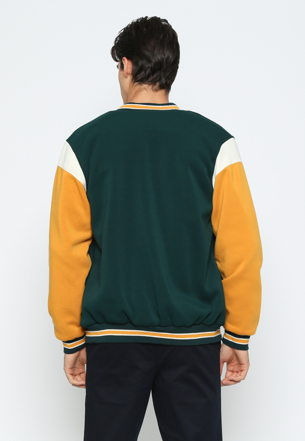 Men'S Green Varsity Jacket