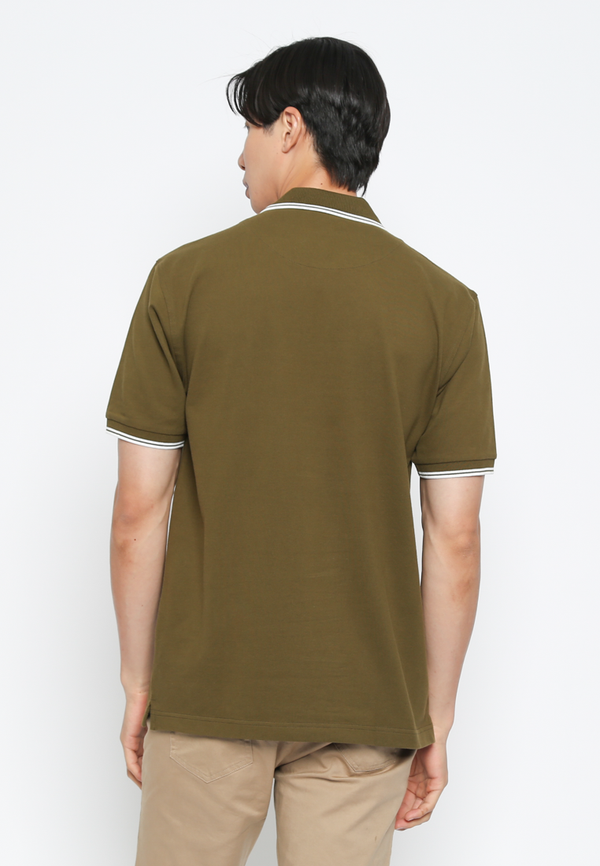 Olive Men's Polo Shirt