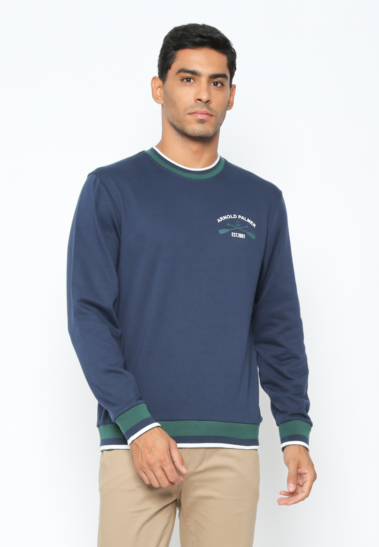 Navy Contras Logo Sweatshirt