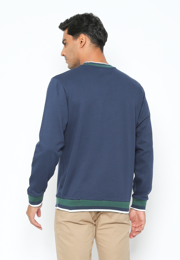 Navy Contras Logo Sweatshirt