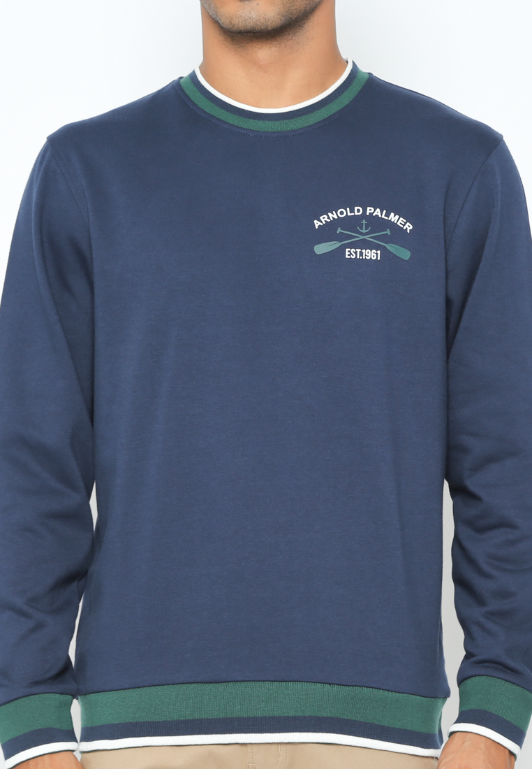 Navy Contras Logo Sweatshirt