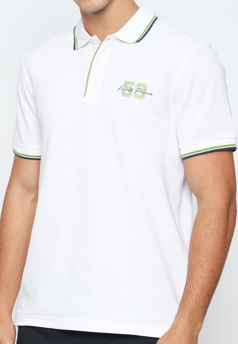 Modern White Polo Shirt Men