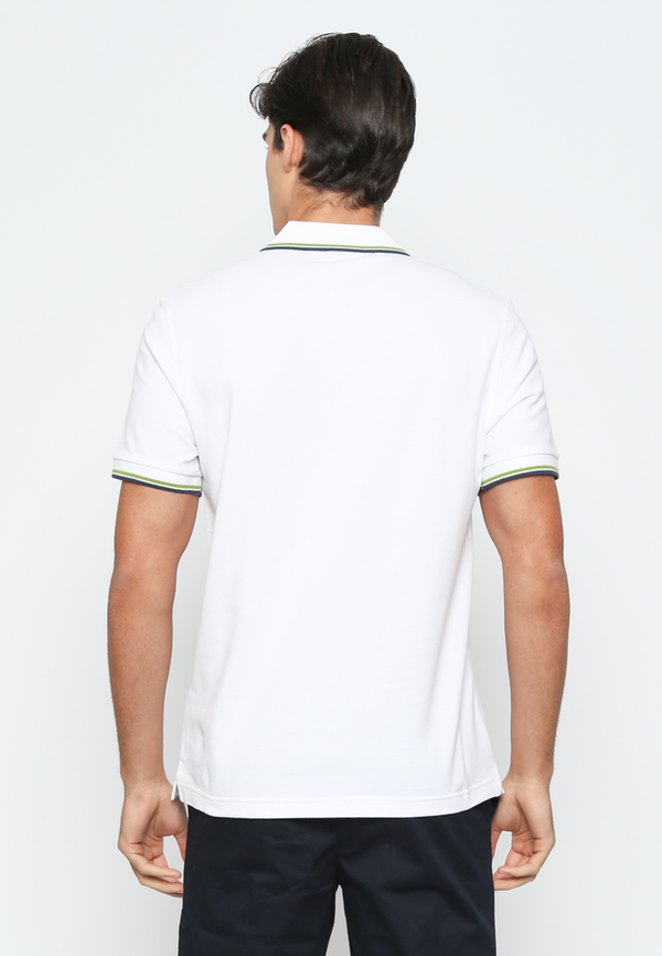 Modern White Polo Shirt Men