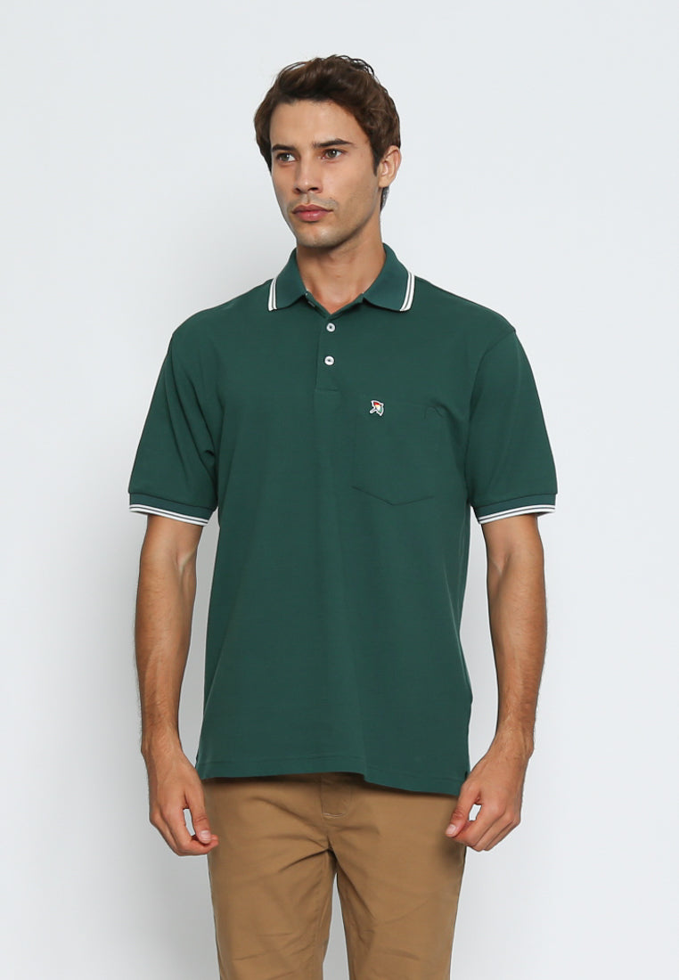 Green Short Sleeve Polo Shirt