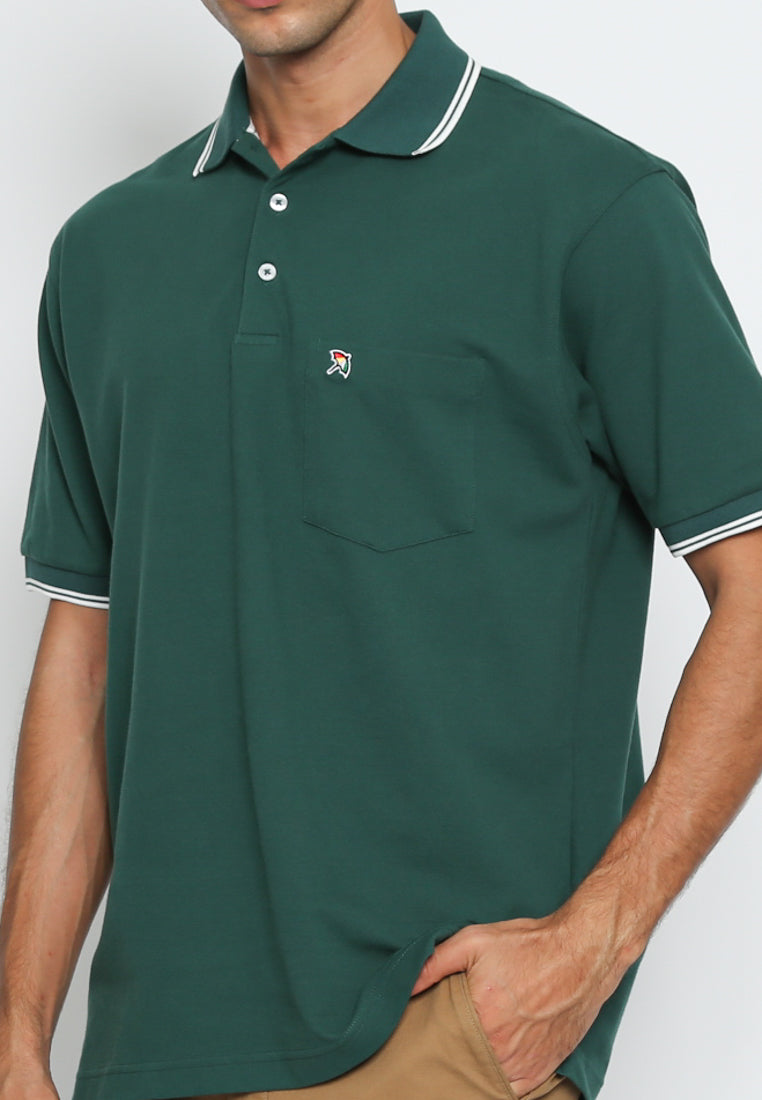 Green Short Sleeve Polo Shirt