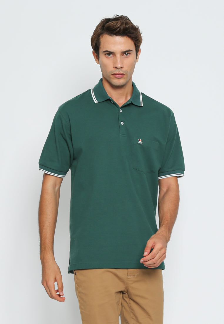 Green Short Sleeve Polo Shirt