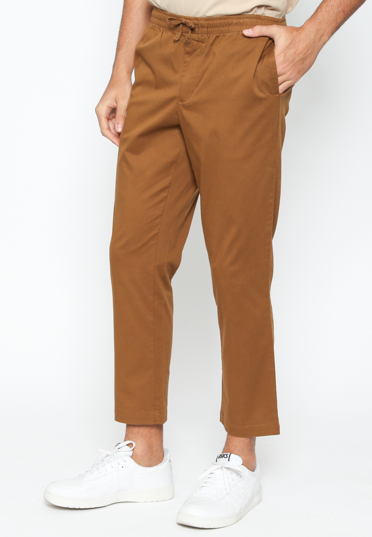 Men'S Brown Jogger Long Pants