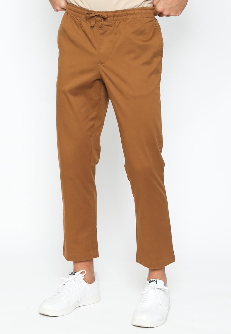 Men'S Brown Jogger Long Pants