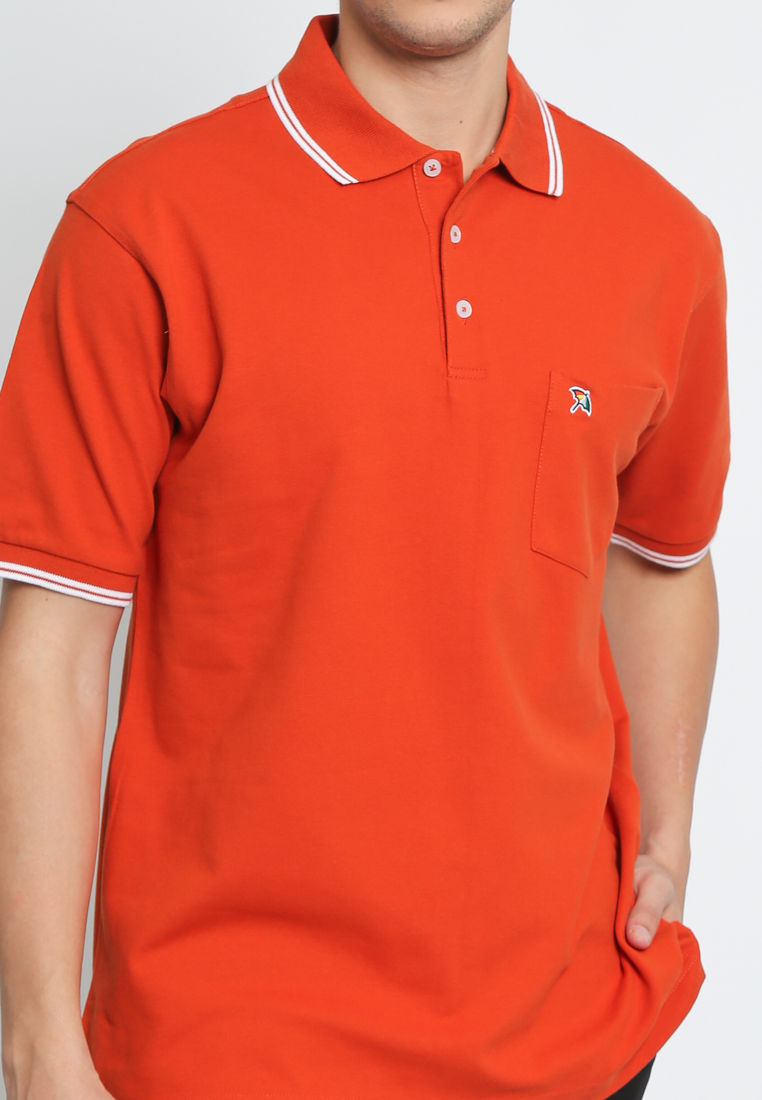 Terracotta Casual Polo Shirt Regular Fit