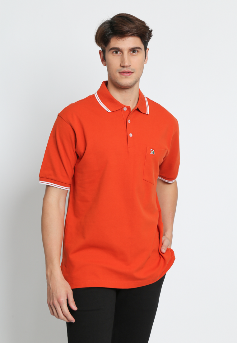 Terracotta Casual Polo Shirt Regular Fit