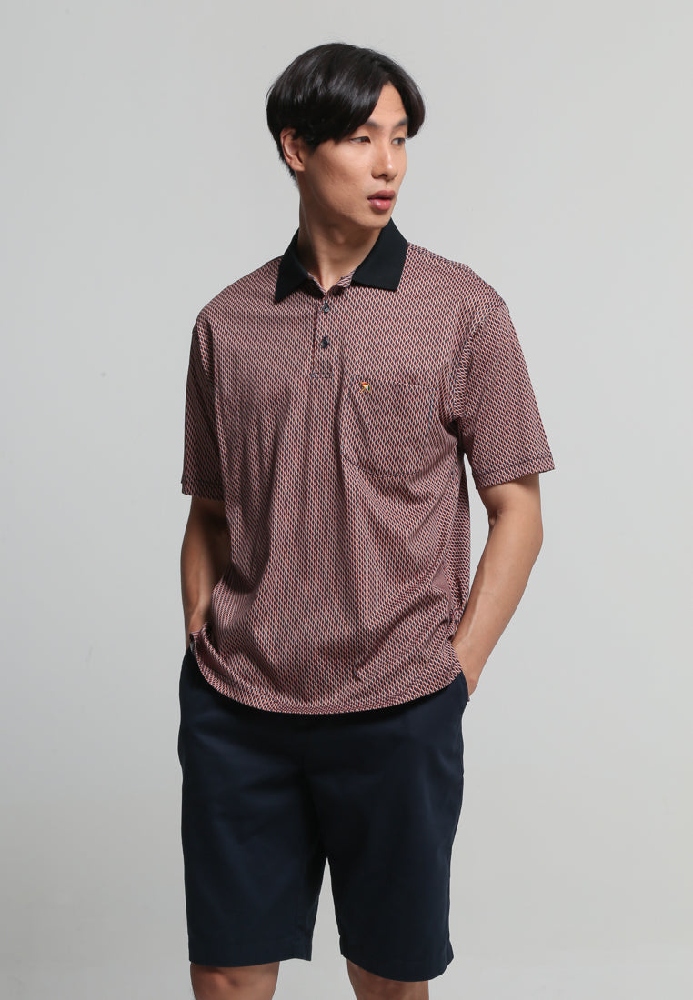Navy Gold Heritage Polo Shirt
