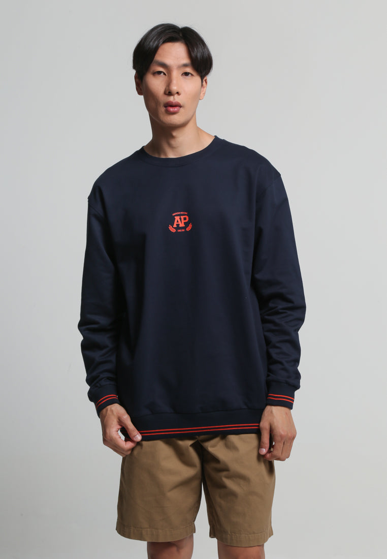 Navy Contras Logo Sweatshirt
