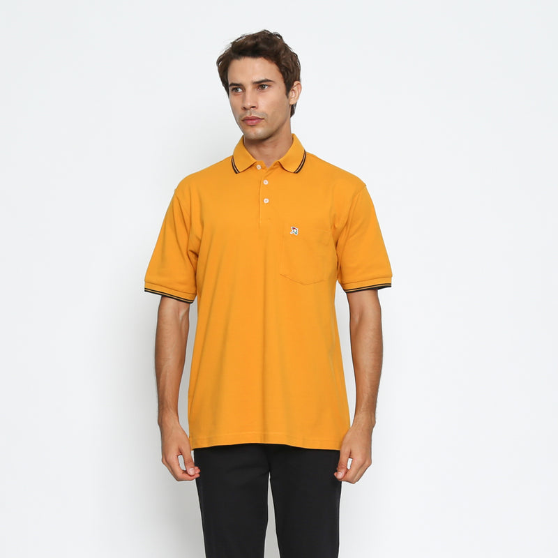 Mustard Casual Polo Shirt Regular Fit