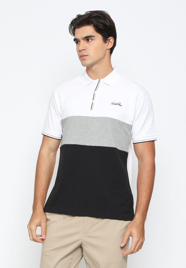 Men's Two-Tone Heritage Polo Shirt