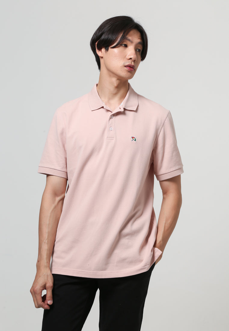 Pink Modern Fit Polo Shirt