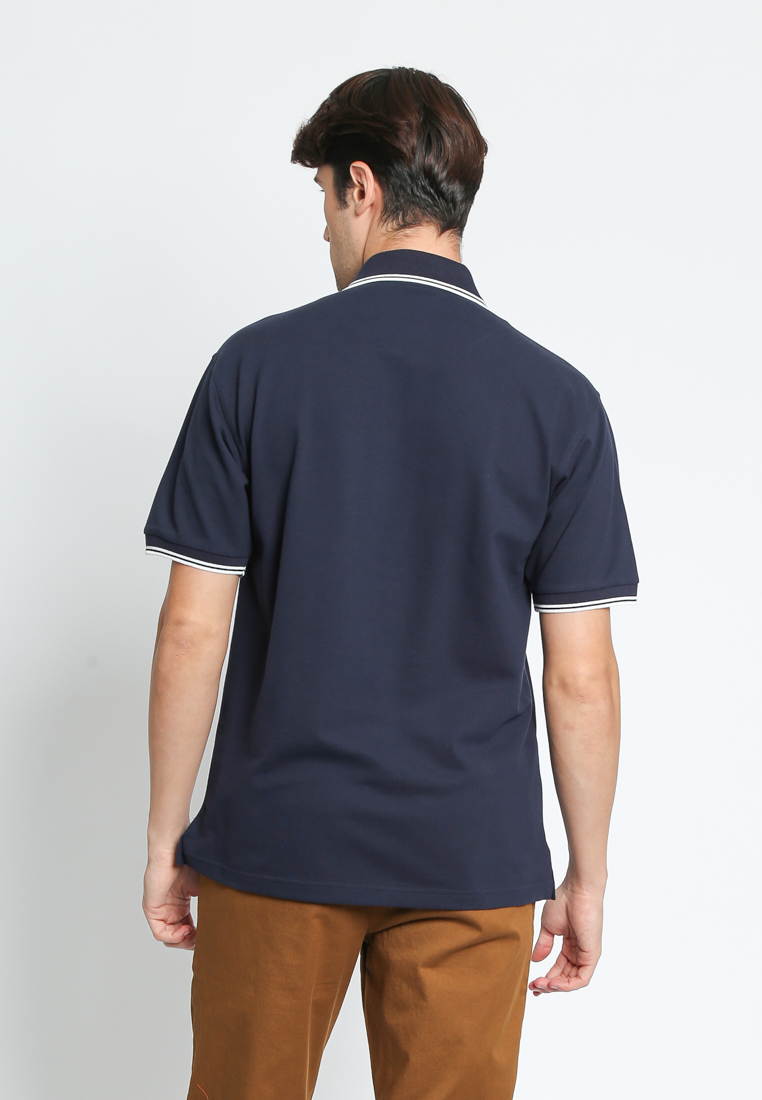 Navy Casual Polo Shirt Regular Fit