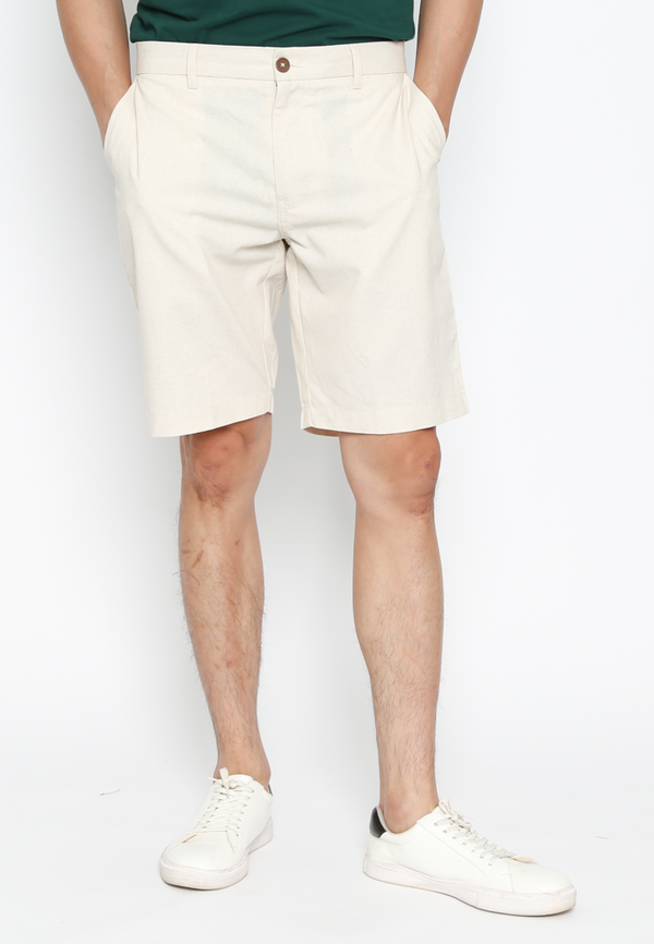 Soft Cream Men's Bermuda Shorts