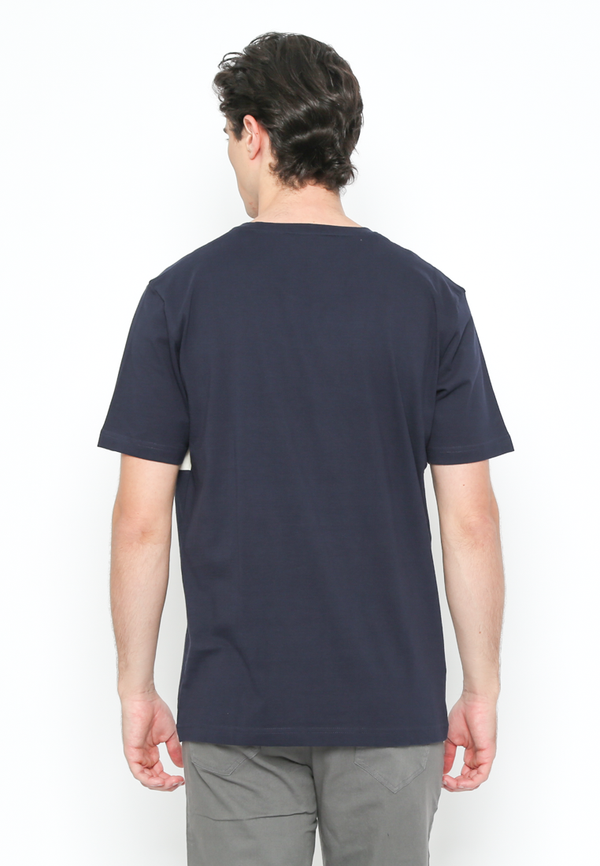 Men's Navy Blue Short Sleeve T-Shirt