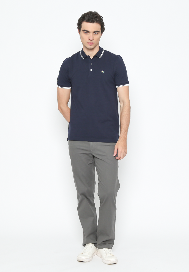 Navy Basic Polo Shirt