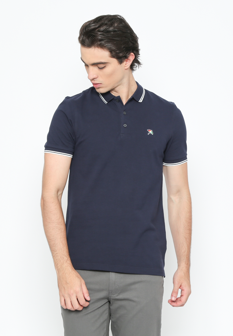 Navy Basic Polo Shirt