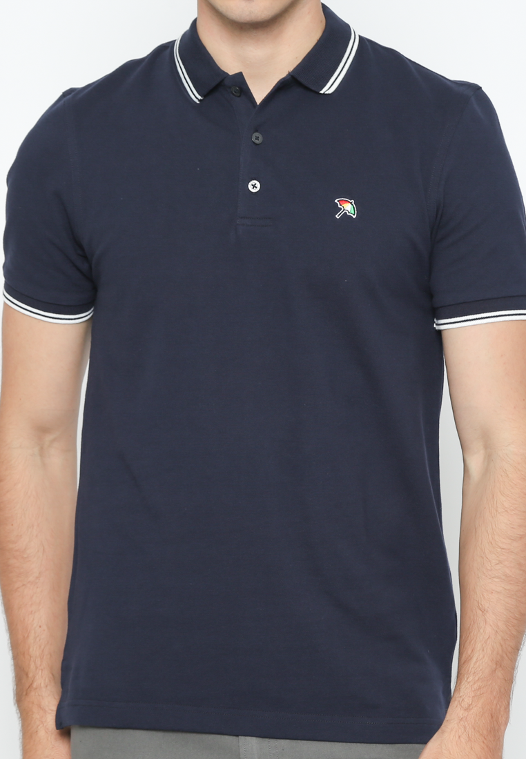 Navy Basic Polo Shirt