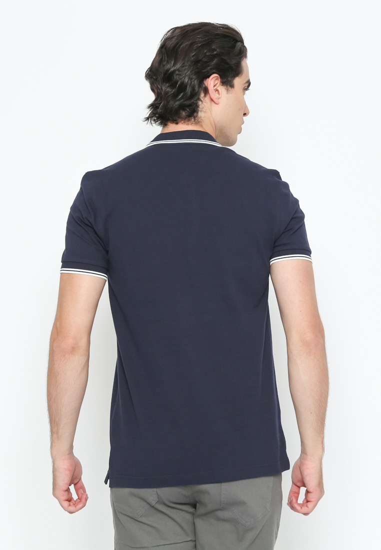 Navy Basic Polo Shirt