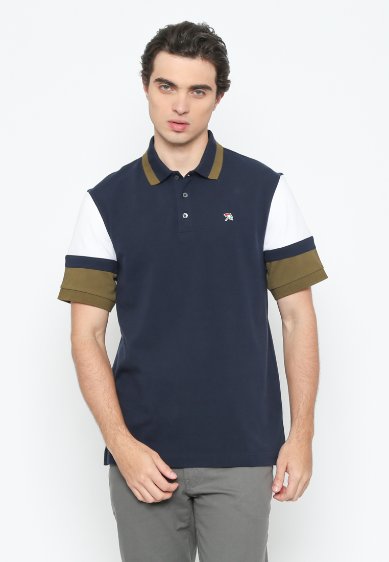 Men's Navy Short Sleeve Polo Shirt