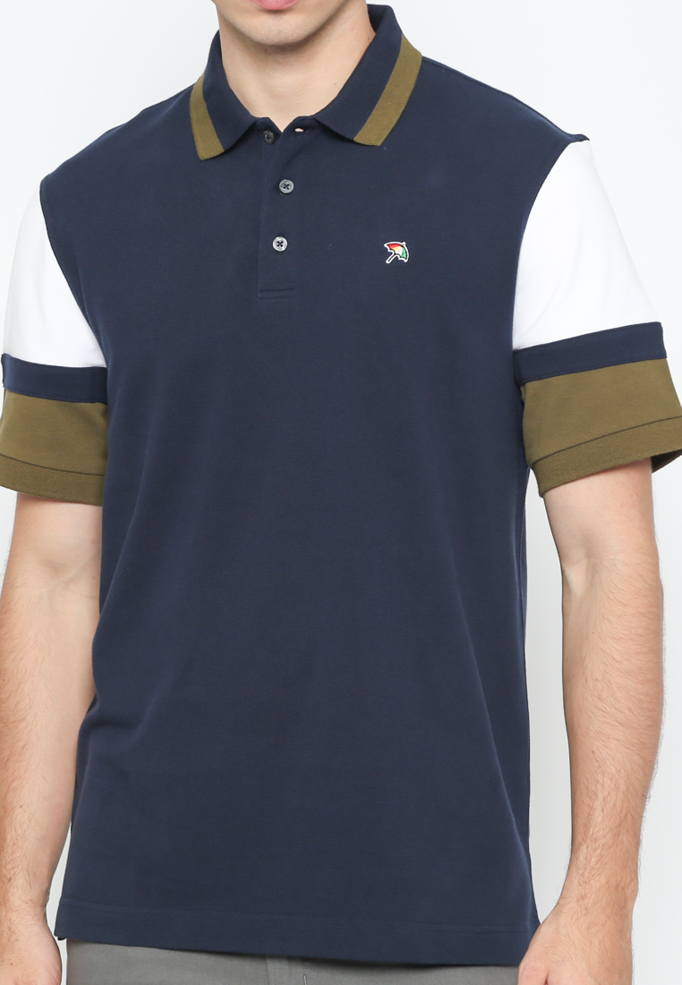 Men's Navy Short Sleeve Polo Shirt