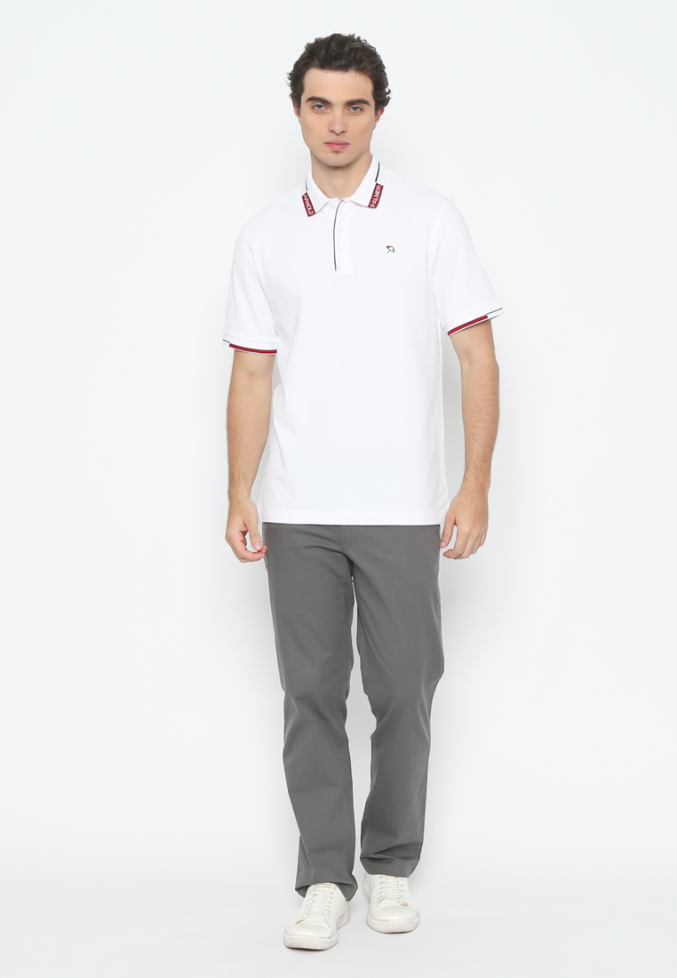 Men's White Polo Shirt