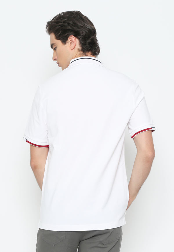 Men's White Polo Shirt