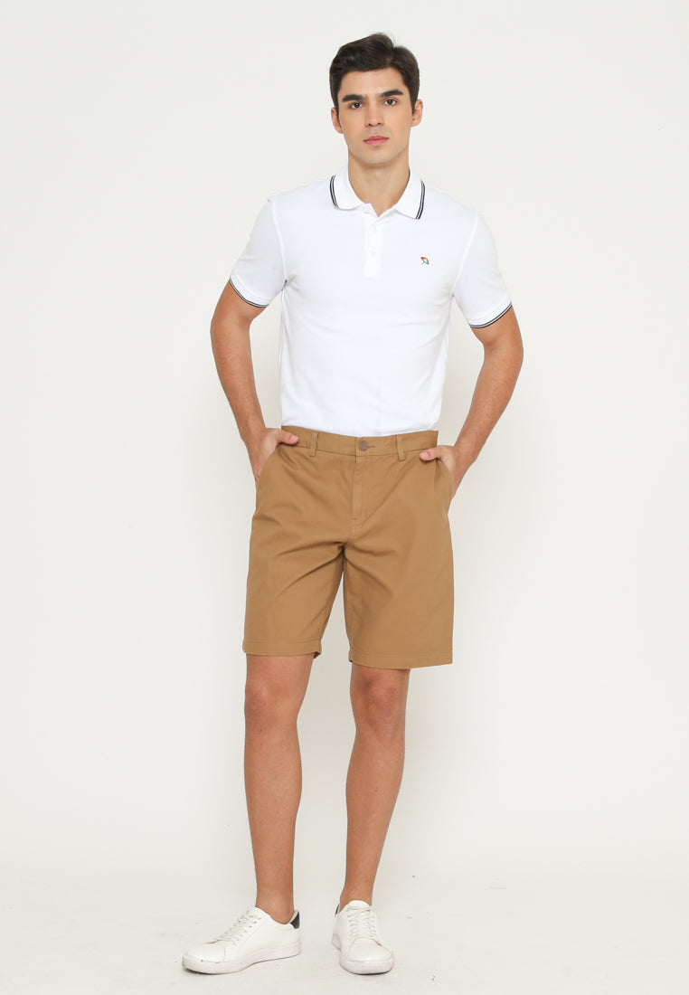 Men's Cream Bermuda Shorts