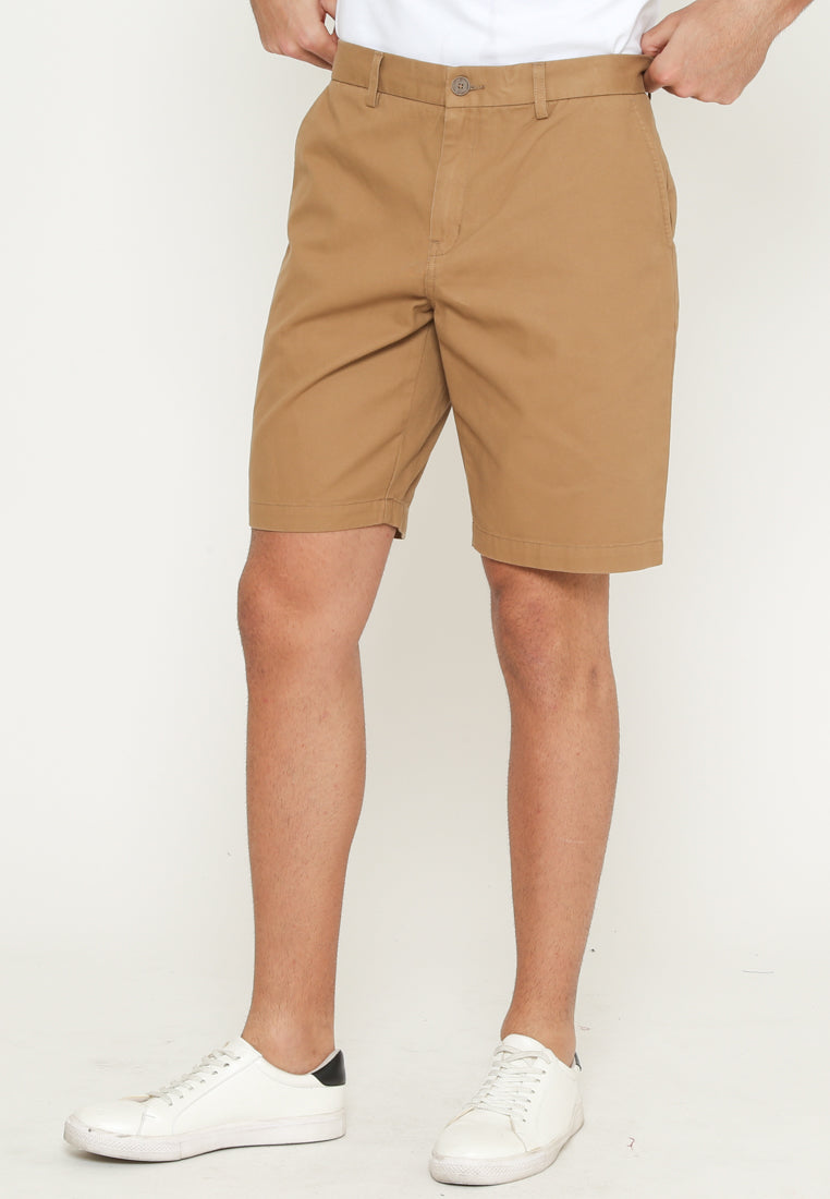 Men's Cream Bermuda Shorts