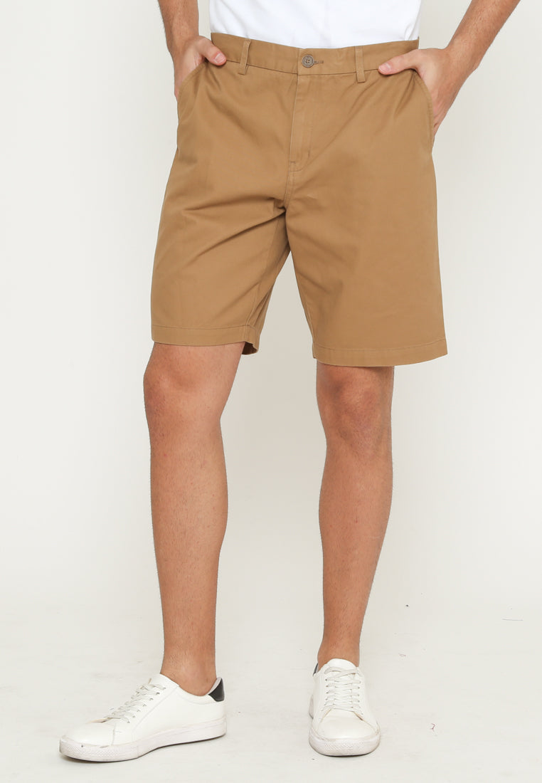 Men's Cream Bermuda Shorts