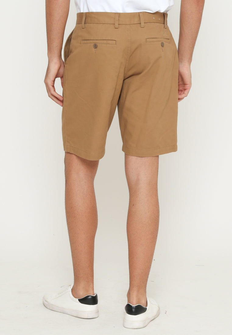 Men's Cream Bermuda Shorts