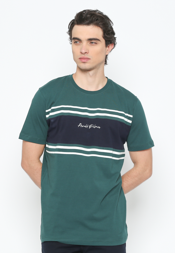 Men's Green Short Sleeve T-Shirt