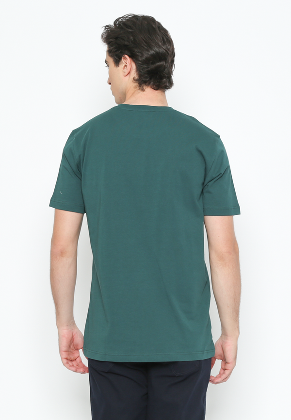 Men's Green Short Sleeve T-Shirt