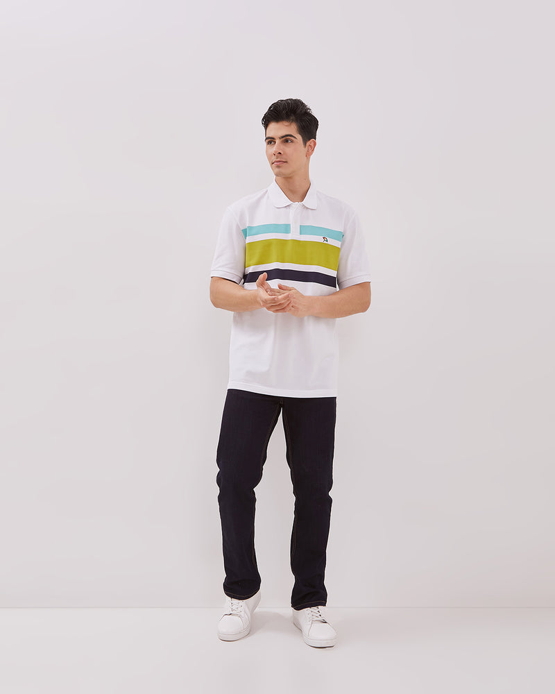 Men's White Polo Shirt