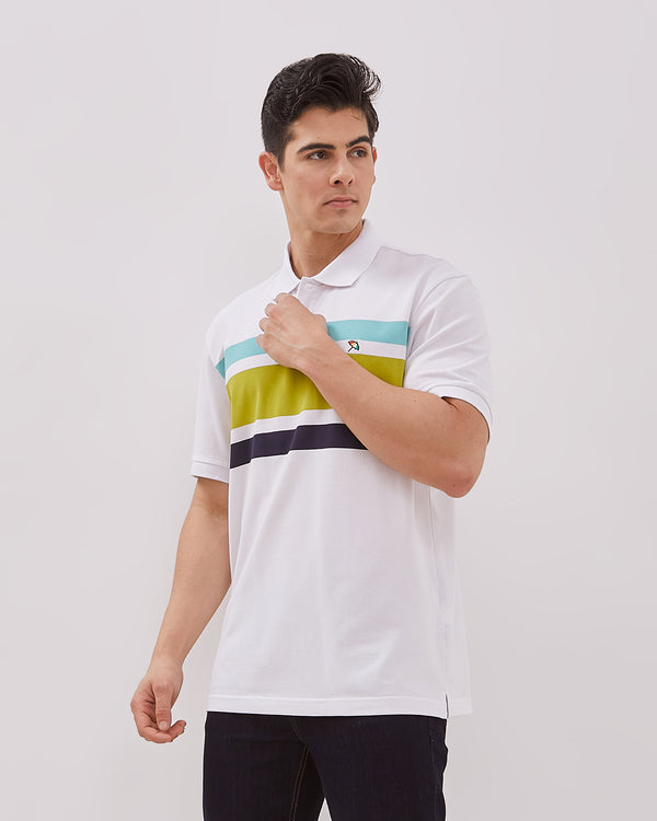 Men's White Polo Shirt