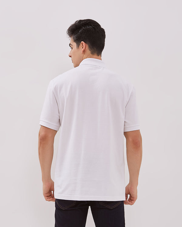 Men's White Polo Shirt