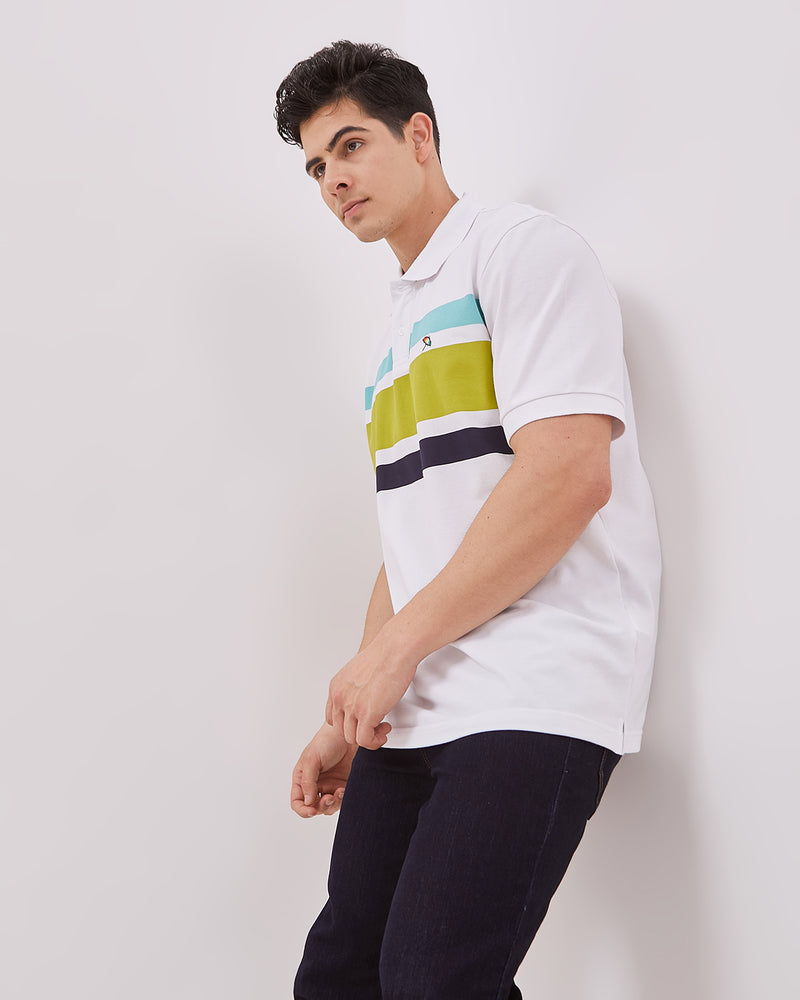 Men's White Polo Shirt