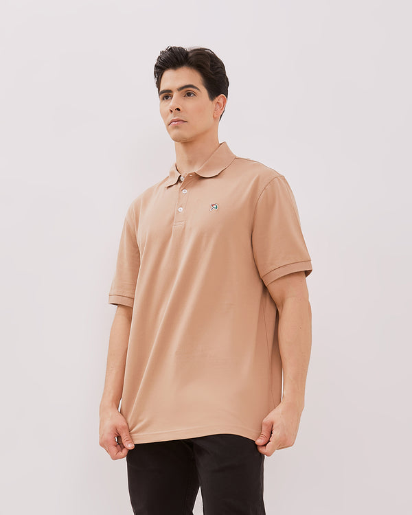 Men's Cream Poloshirts